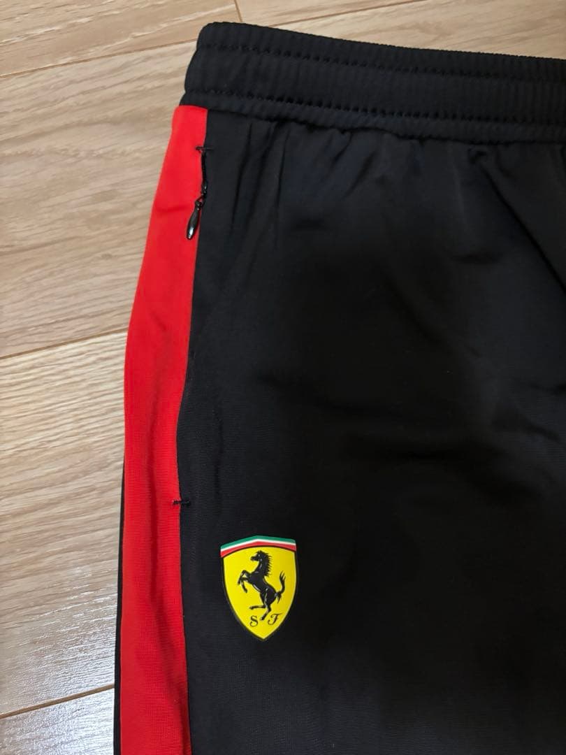 Puma Ferrari ジャージ上下セット 黒/赤　L