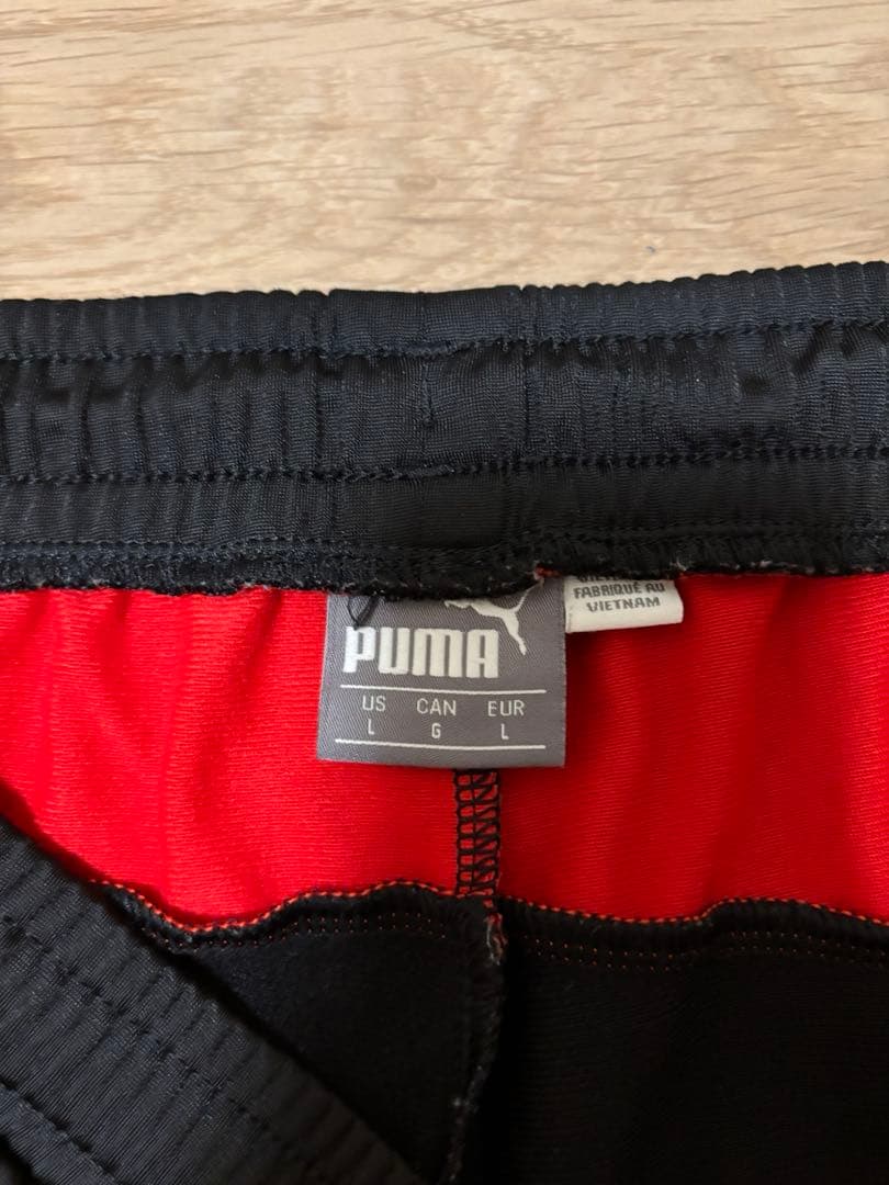 Puma Ferrari ジャージ上下セット 黒/赤　L