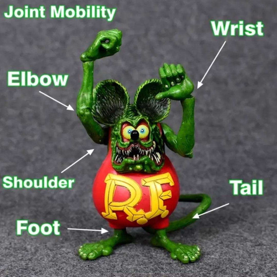 新品未開封　ラットフィンク　フィギュア　手足可動式　5体セット