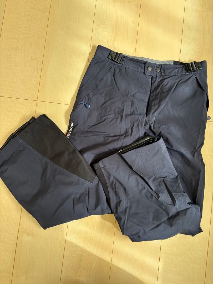 montbell スキーウェアセット ネイビー