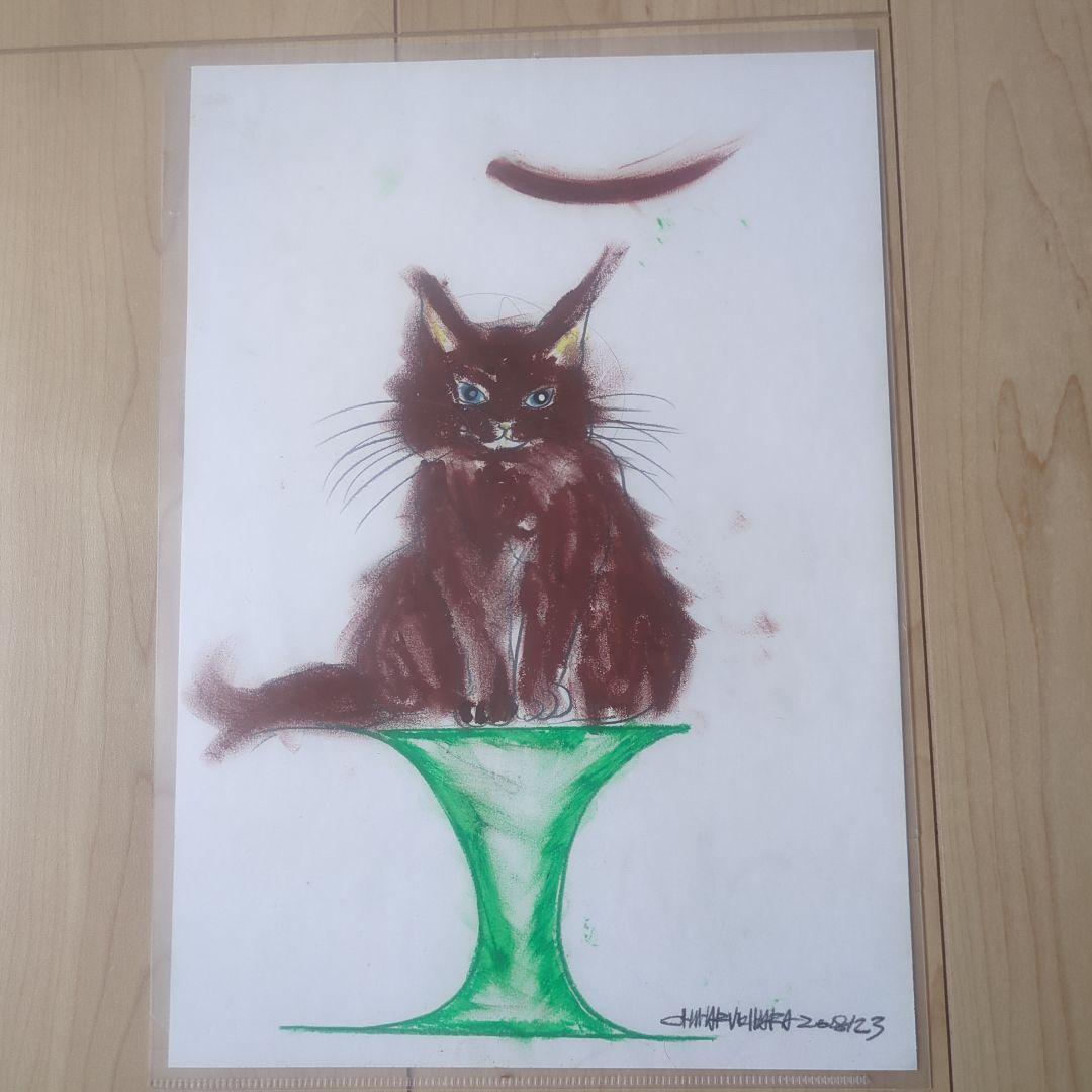 木原千春 ５分間ドローイング ２枚