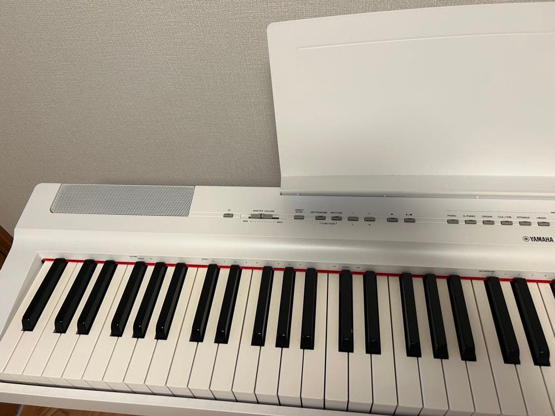 ヤマハ 電子ピアノ 88鍵盤 ホワイト P-125WH