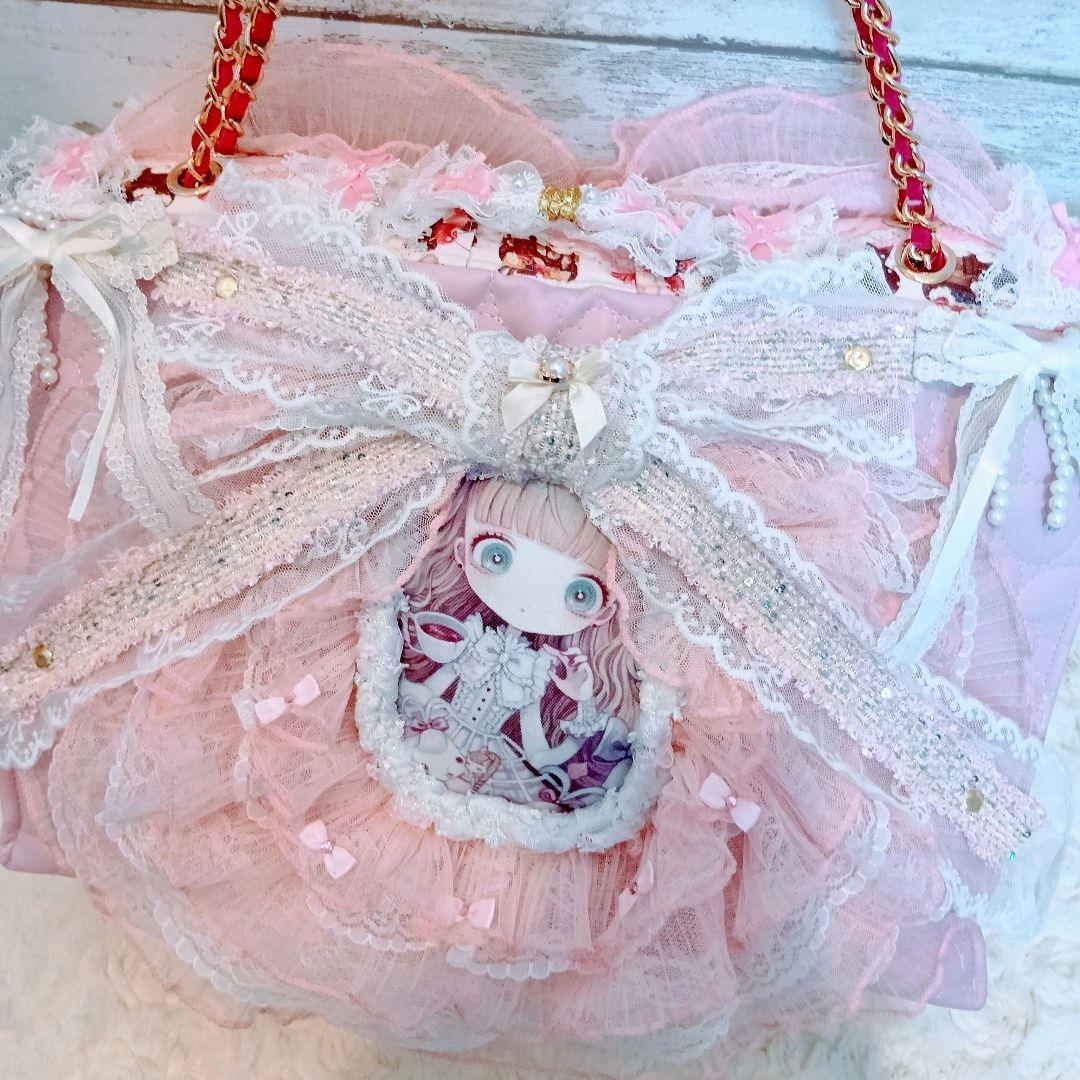 女の子パネルハンドメイドバッグ♡(専用残り分)