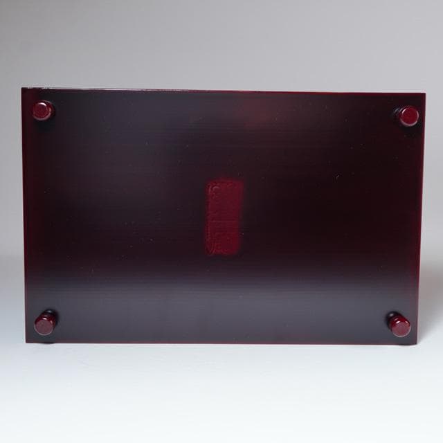 妙喜庵待庵古材櫛型煙草盆　武田士延御書付　不賢斎　共箱　茶道具　莨盆