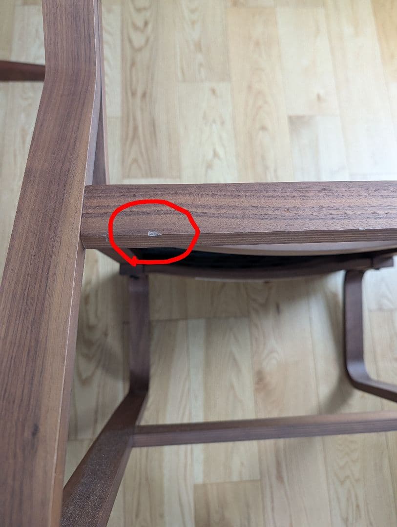 リビングでもダイニングでもつかえる ソファチェア ライトグレー 1人掛け×１脚②