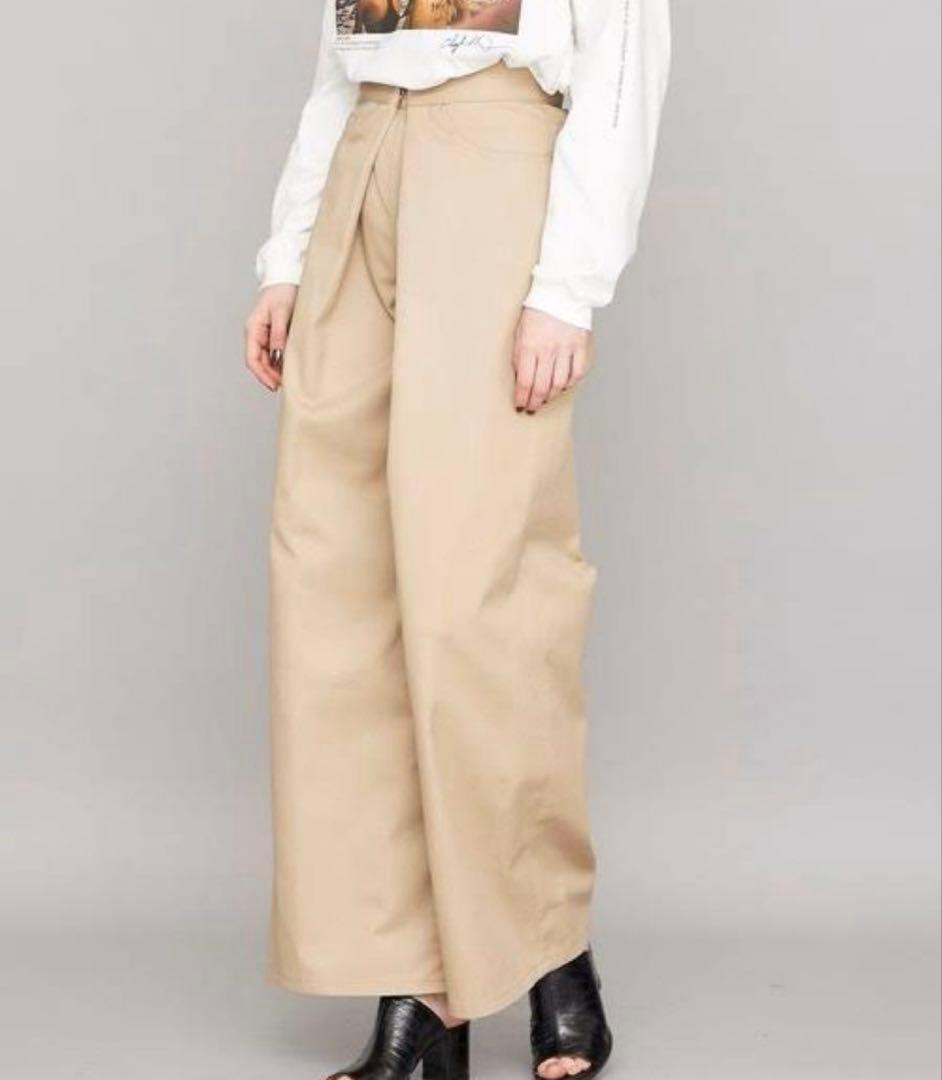 約3万円★JOHN LAWRENCE SULLVAN フロントホックワイドパンツ