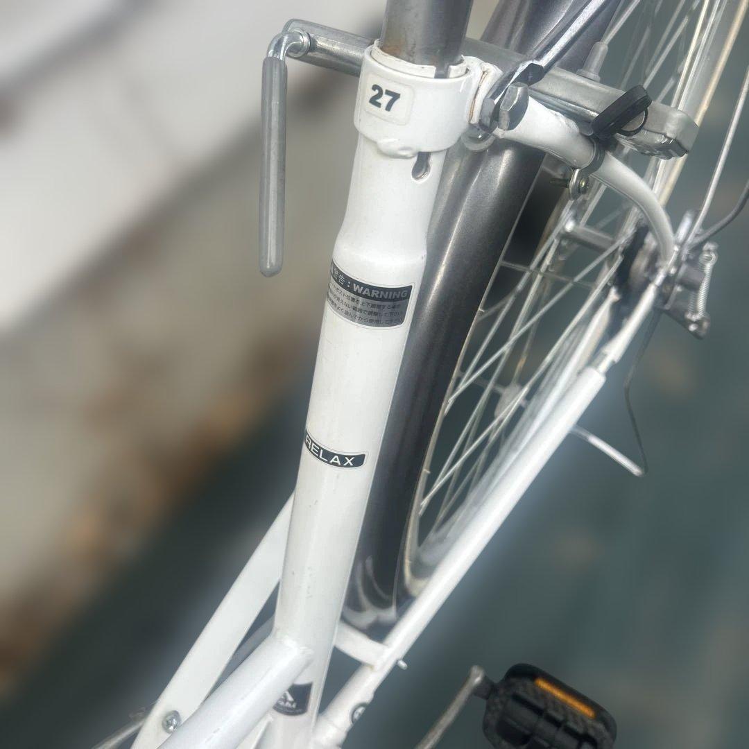 ブリヂストン CASU 27インチ 内装3段 シマノ 白