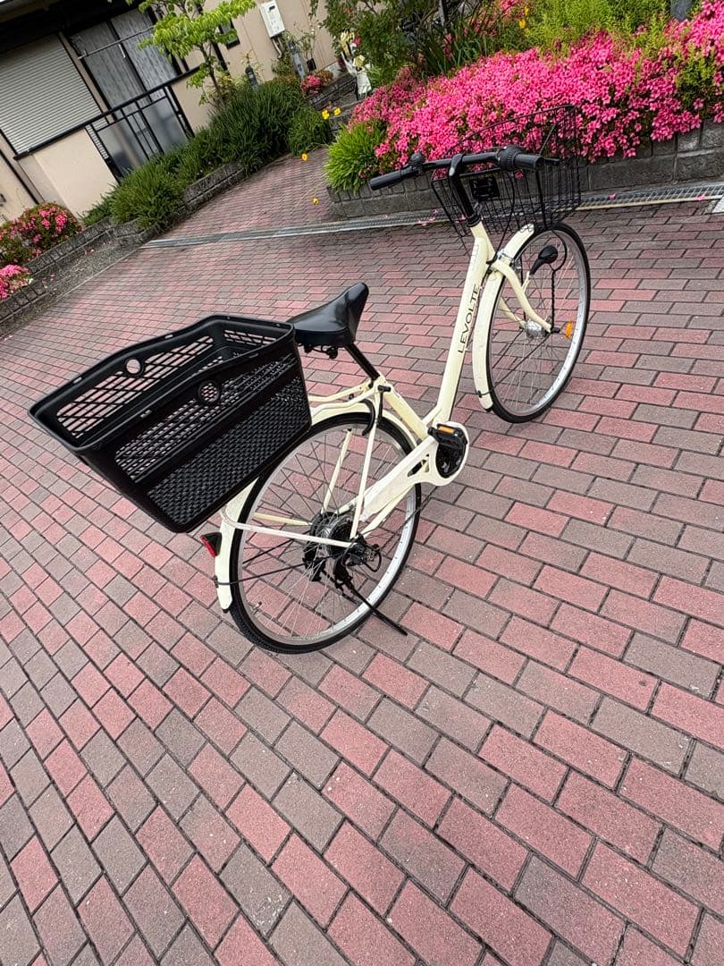 前後籠付きオートライト変速付軽快車 (27㌅)お引取りでも？配達でも？可能です。