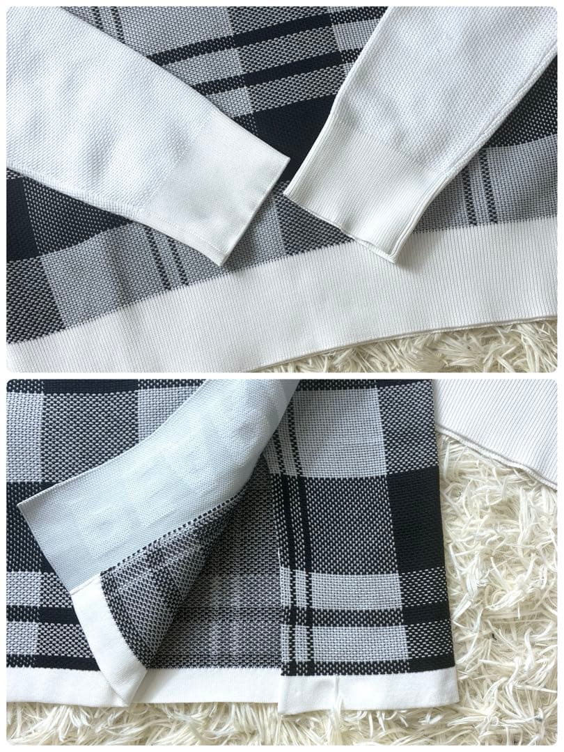 パーリーゲイツ 秋冬 レディース ゴルフウェア セットアップ チェック Sサイズ