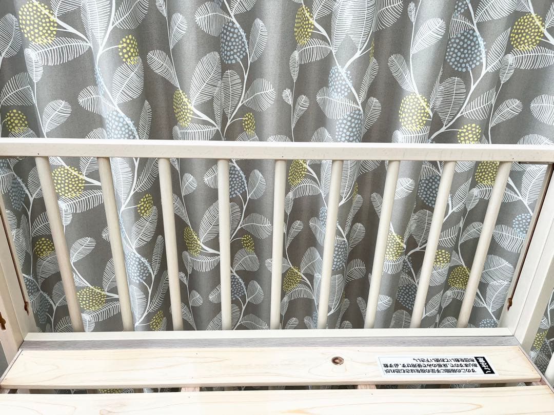 【美品❣️】サワベビー 3面スライド ミニベビーベッド ホワイト コンパクト