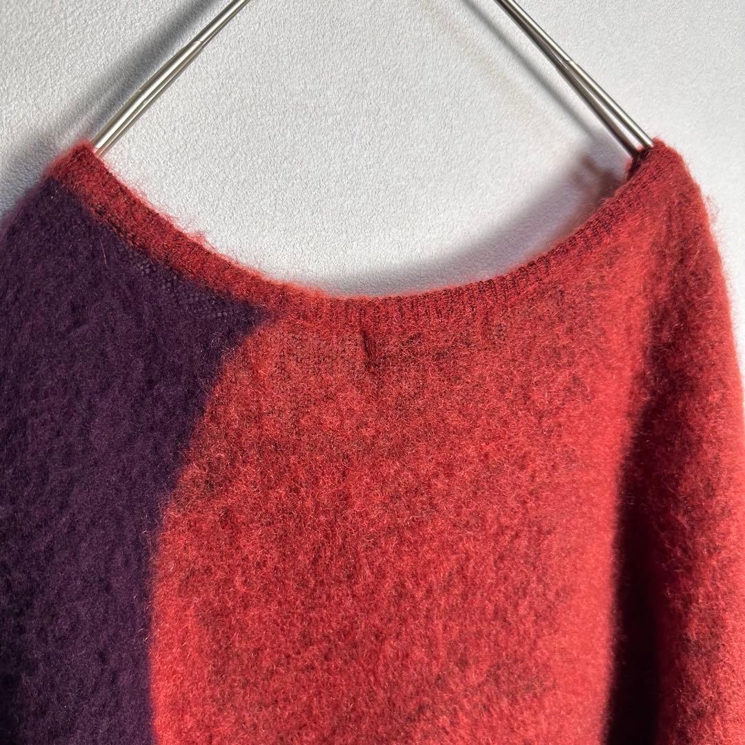 【極希少】サイト　ヨウジヤマモト　セーター　モヘヤ　ニット　アシンメトリー　 L