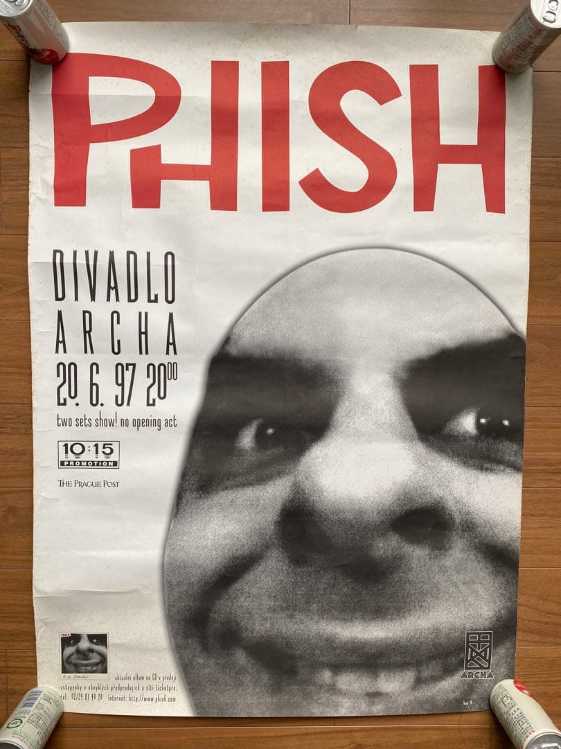 激レア！ヴィンテージ PHISH Billy Breathes ライブ・ポスター