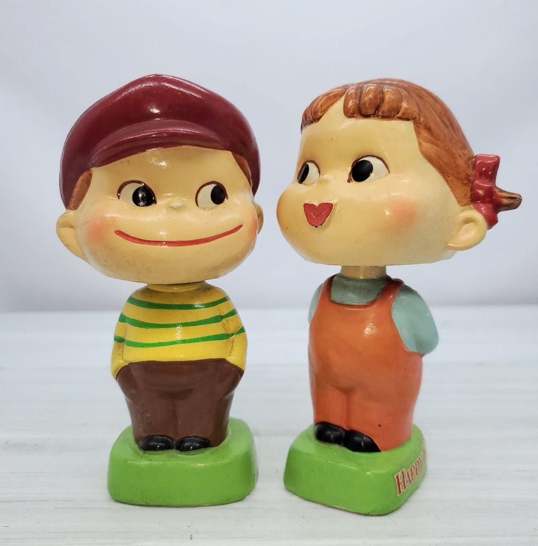 ペコちゃん　ポコちゃん　首振り　人形　レトロ　アンティーク　日本製