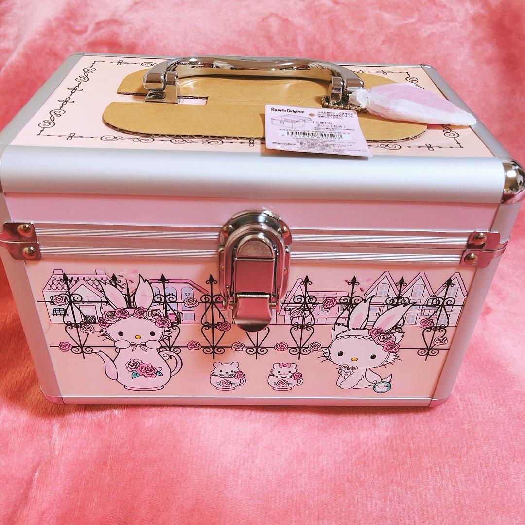 希少レア　チャーミーキティ　ウサミミ　コスメボックス　収納ケース　サンリオ