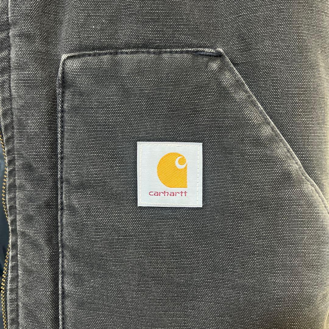 希少USA Carhartt カーハート ダックベスト Lフェードvintage