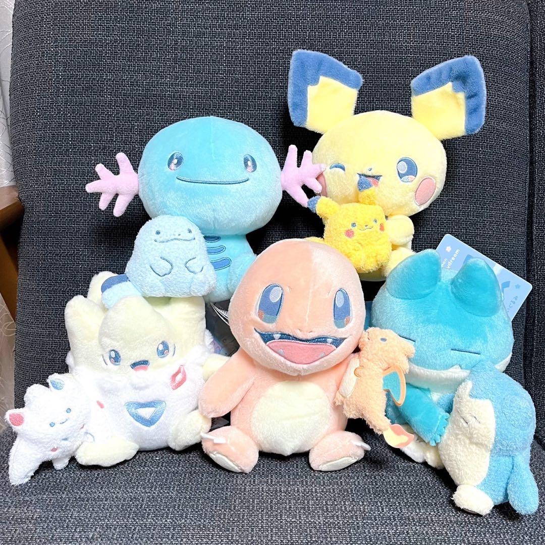 ポケモン Little Daydream ぬいぐるみ ウパー ピチュー ゴンベ