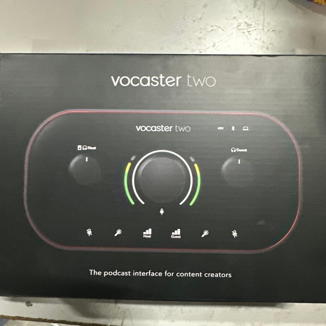 Focusrite Vocaster Two オーディオインターフェイス
