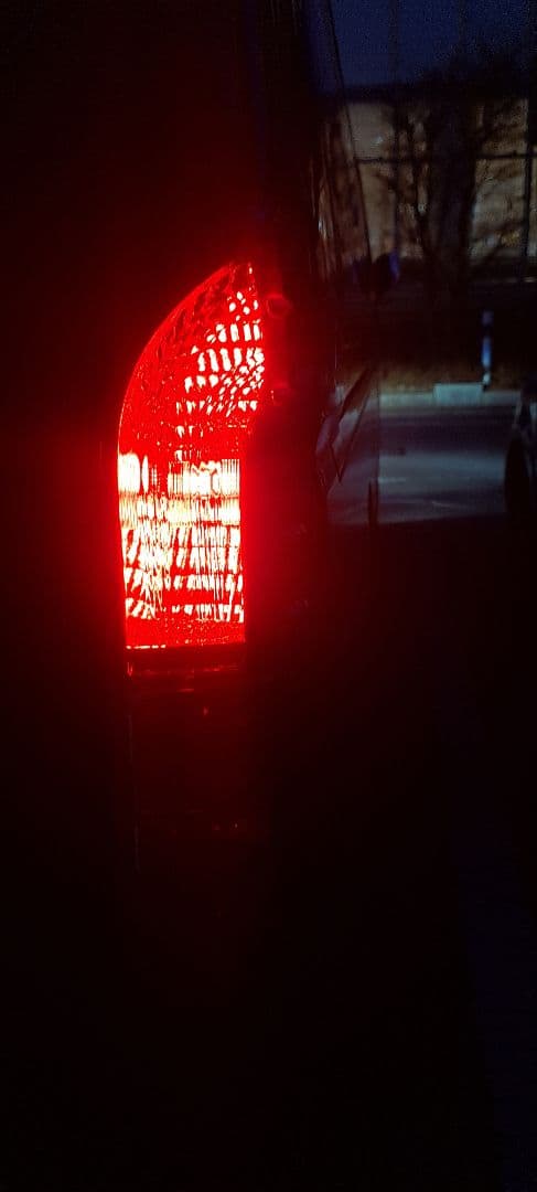 ハイエース テールランプ 自家キャンディーブラウン塗装