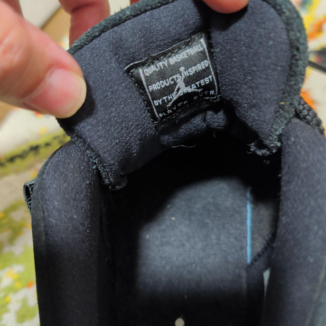 エアジョーダン11バロンズ　ブラック/グレー