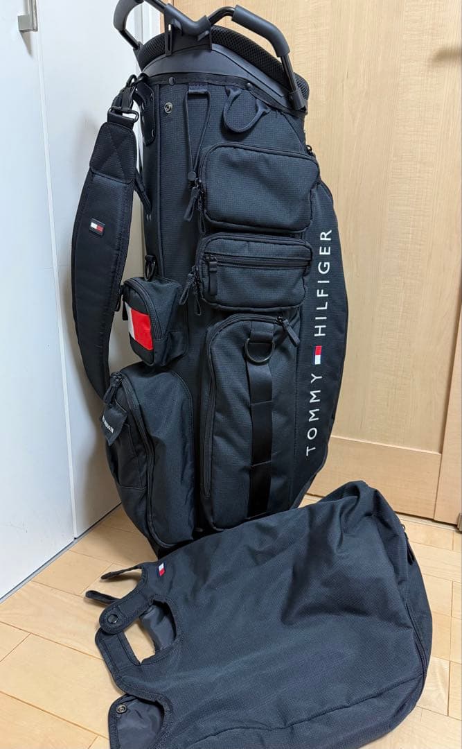 美品★トミーヒルフィガー★キャディバッグ★ゴルフ★ゴルフバッグ★★レア