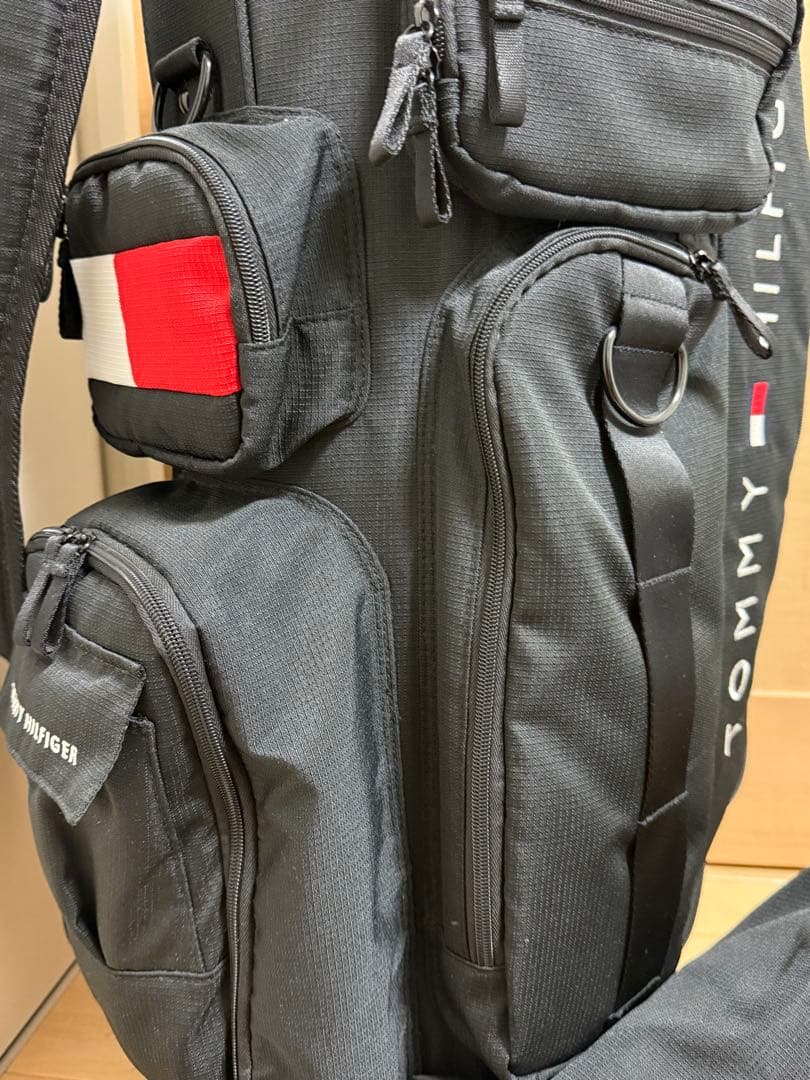 美品★トミーヒルフィガー★キャディバッグ★ゴルフ★ゴルフバッグ★★レア