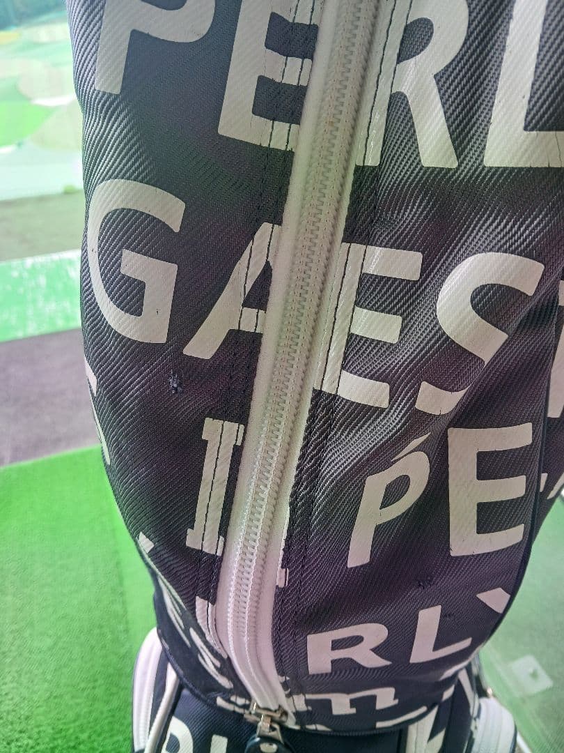 やーしよ様PEARLY GATES キャディバッグ ネイビー　ヘッドカバー3点