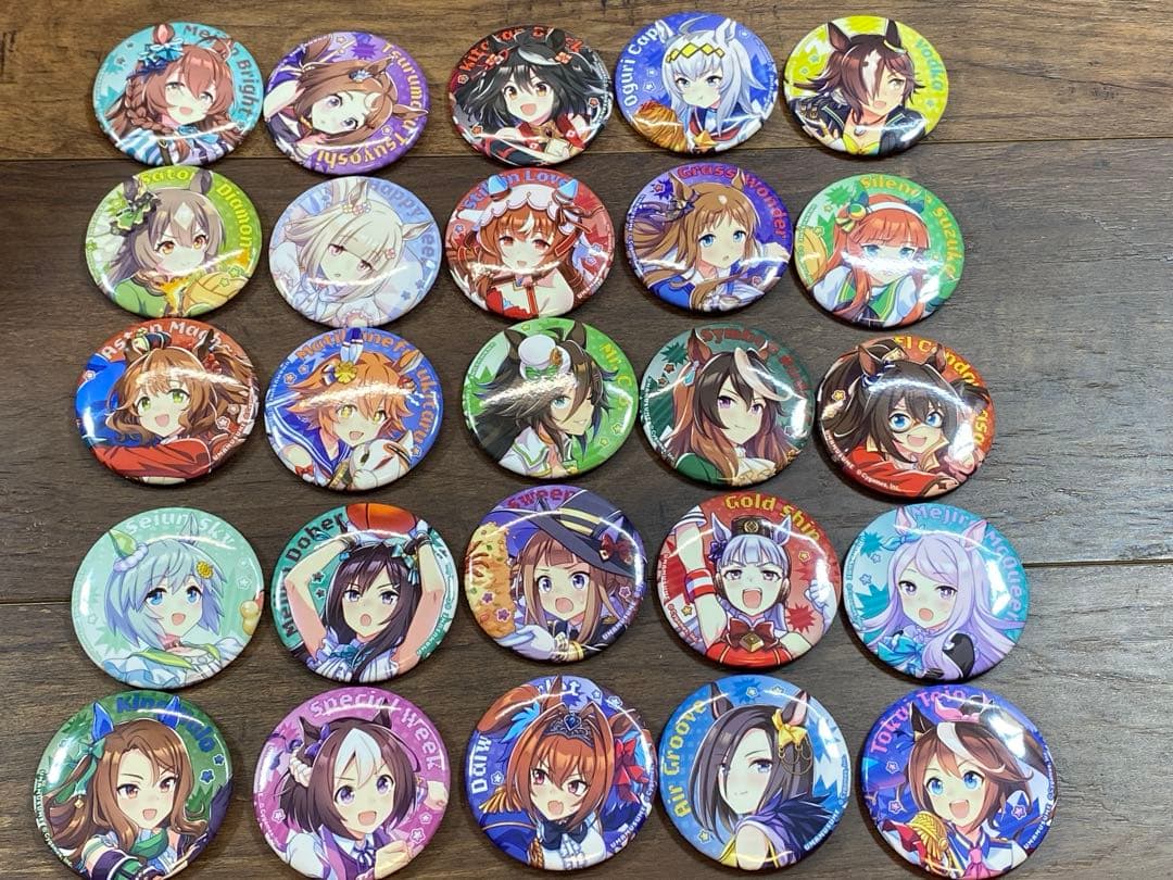 ウマ娘 プリティーダービー　熱血ハチャメチャ大感謝祭！　缶バッジ　25種