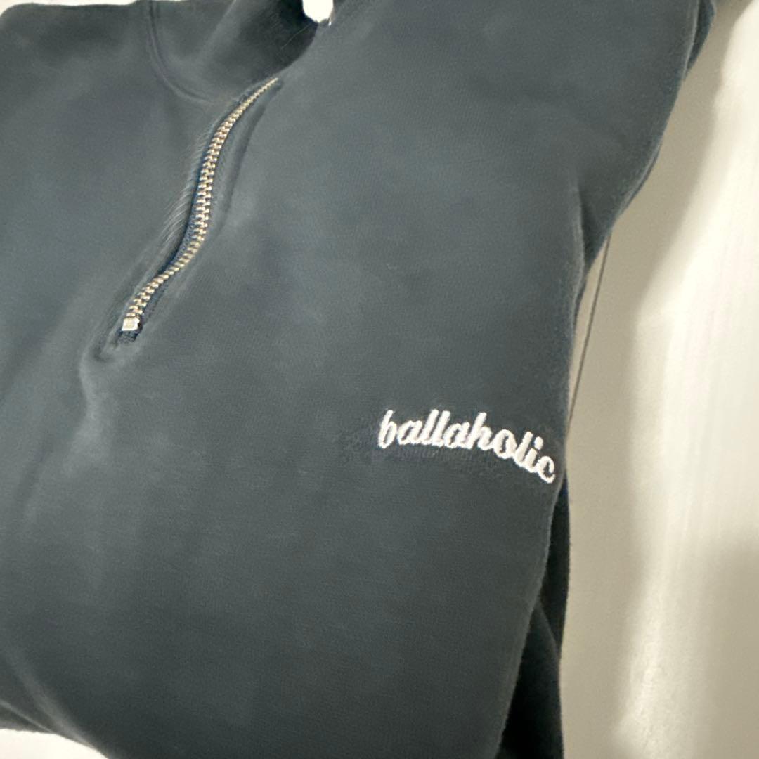 ballaholic ハーフジップパーカー　L 黒