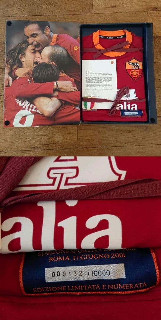 中田英寿 A.S. ROMA NAKATA 記念 限定 レプリカ ユニ ローマ