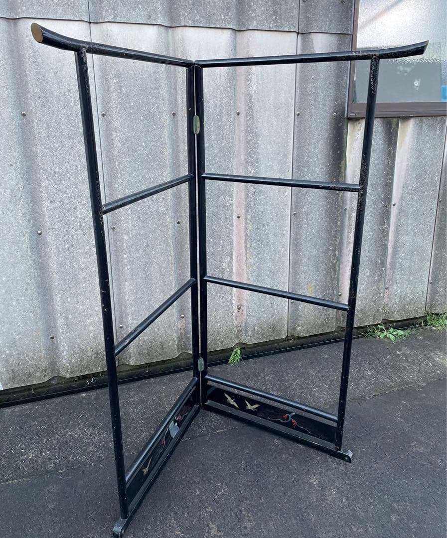 稀少/古道具/当時物/無垢材/木製/衣紋掛け/衣桁/着物掛け/29