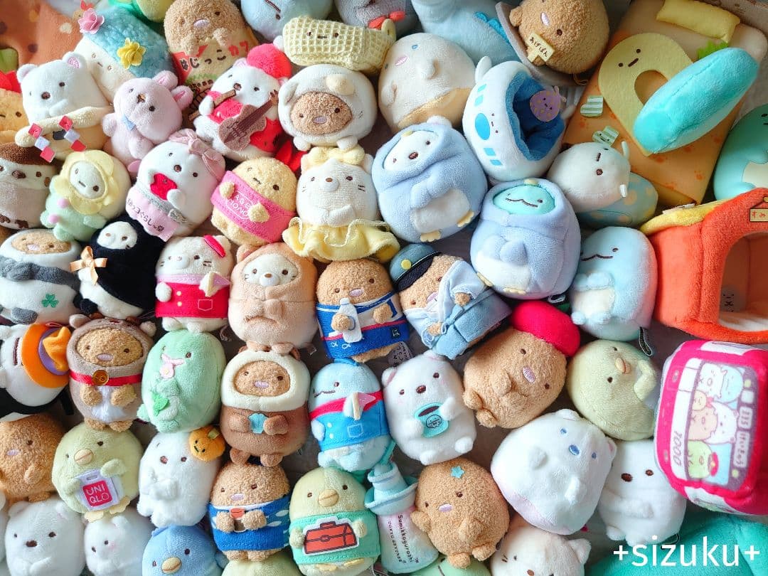 【豪華132点】すみっコぐらし ハウス 家具 てのりぬいぐるみ 色々 まとめ売り