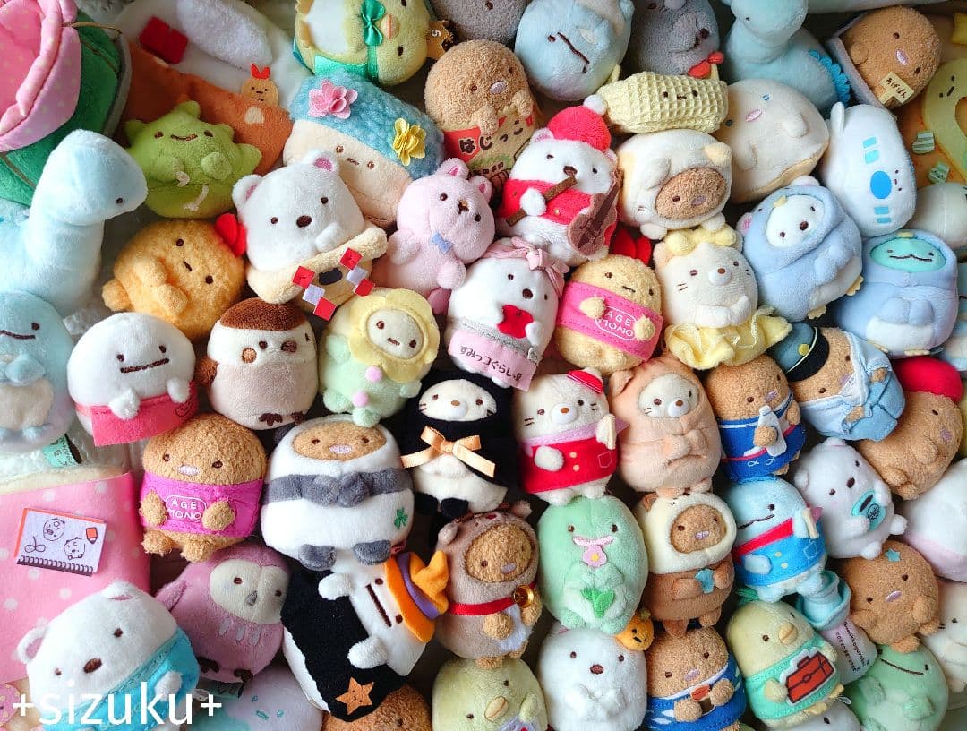 【豪華132点】すみっコぐらし ハウス 家具 てのりぬいぐるみ 色々 まとめ売り