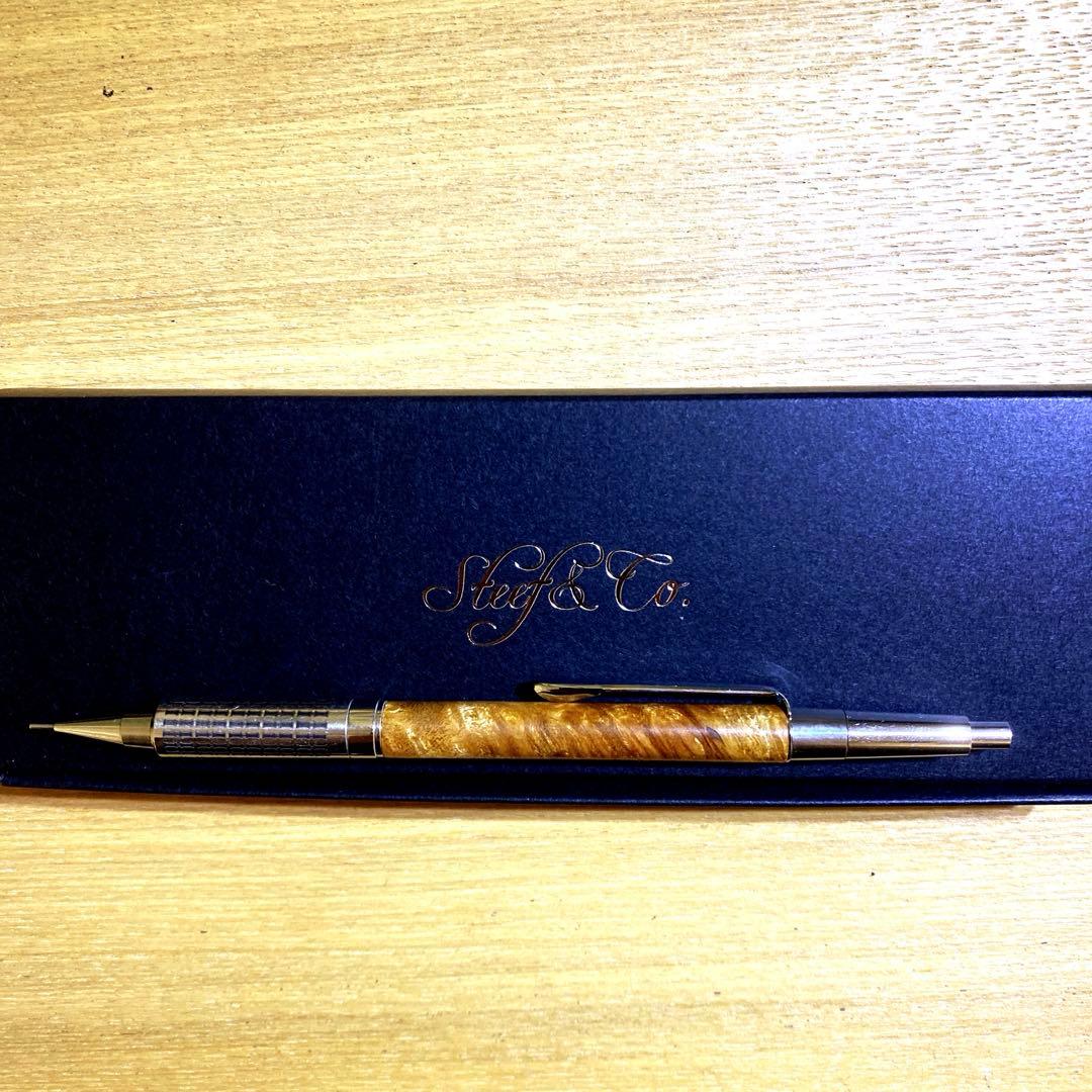 【新品】Steef＆Co　mk2極上マーブルウッド　シャープペンシル　pg5