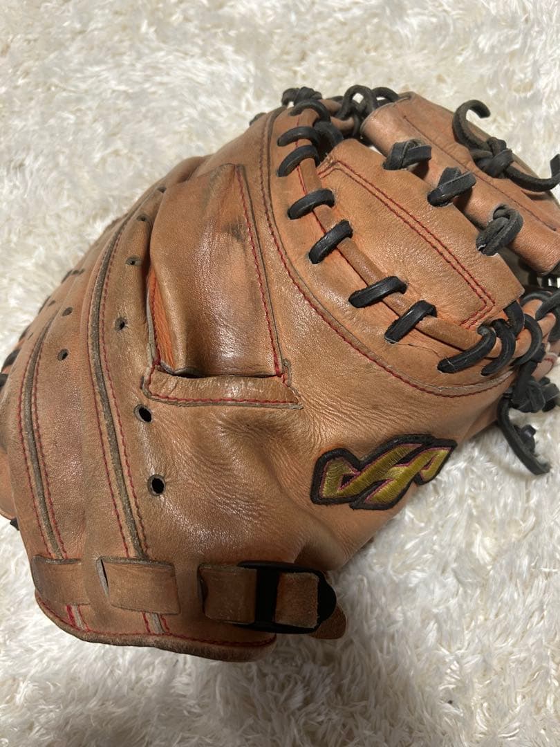 硬式野球グローブ レザー 茶色
