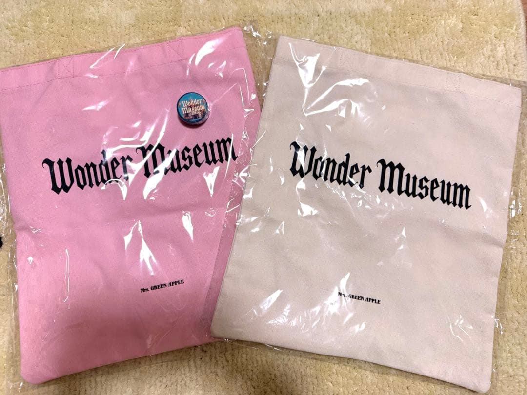 wonder museum トートバッグ　マスキングテープ　3点セット
