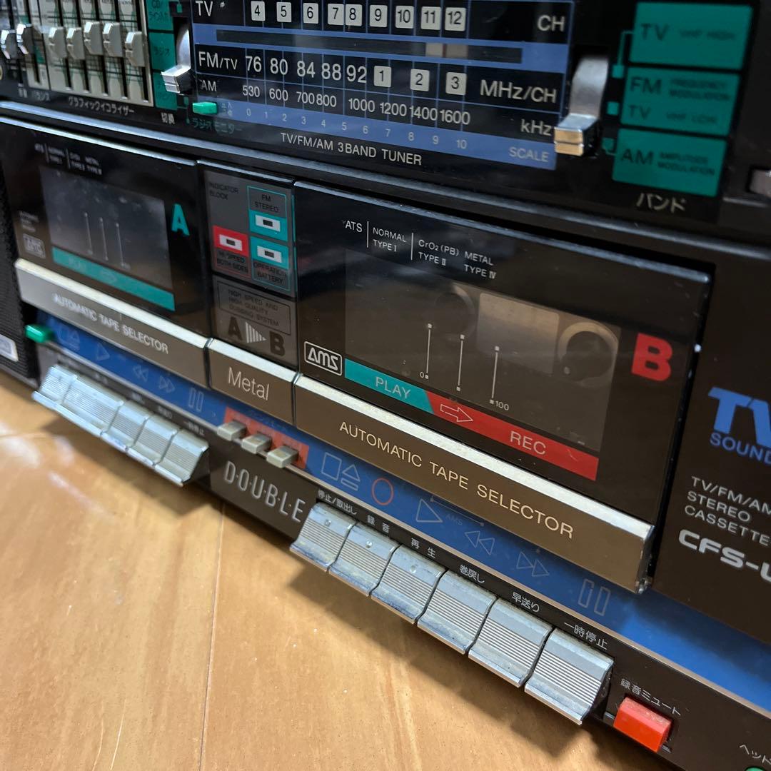 SONY CFS-W600ダブルラジカセ