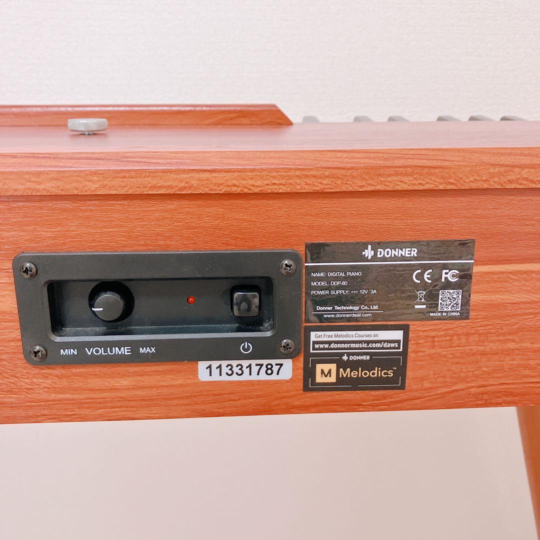 Donner DDP-80 電子ピアノ 木製 88鍵 動作良好
