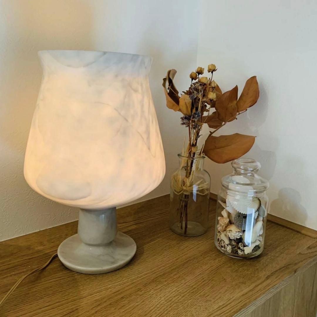 大理石 モダン テーブルランプ マーブル 照明 間接照明 ナイトスタンド