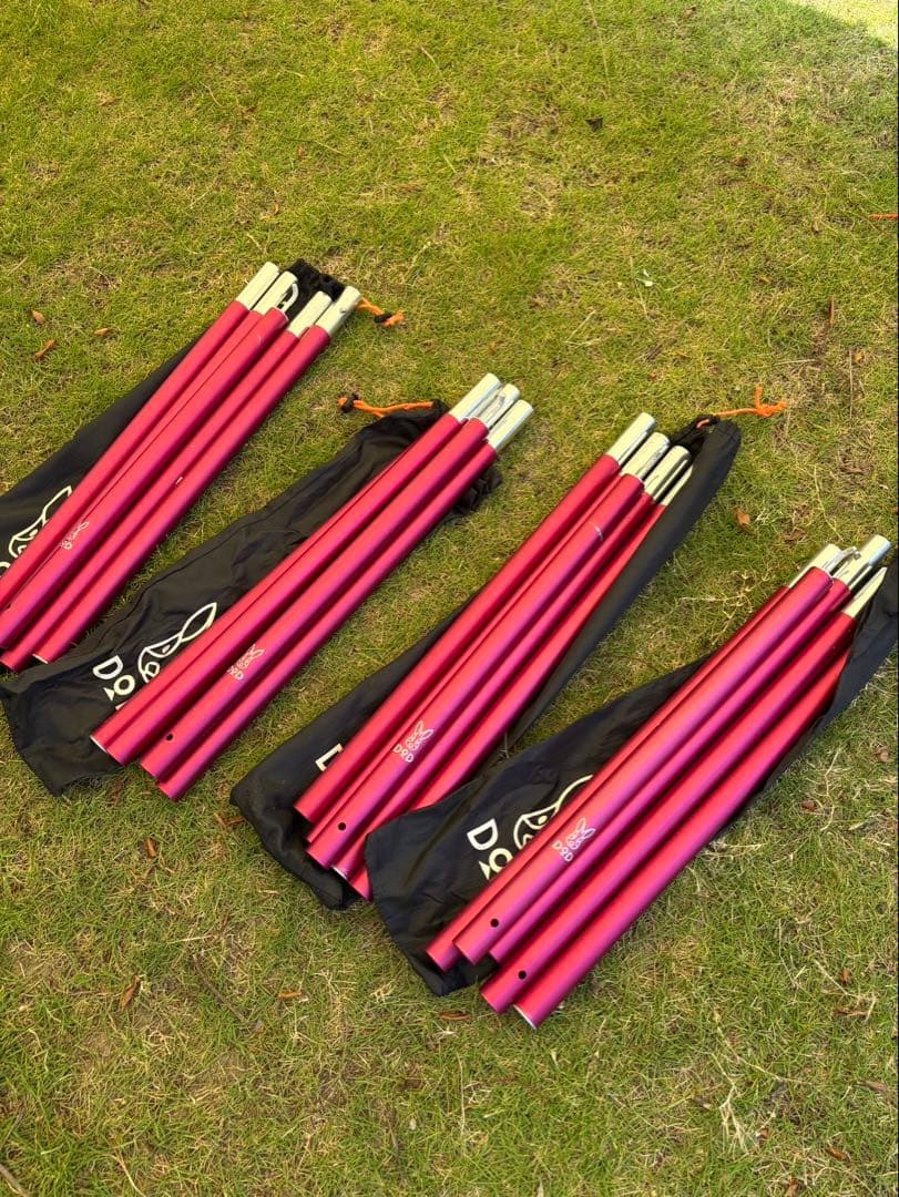 値下げ中　DOD ビックタープポール(旧型) 4本セット