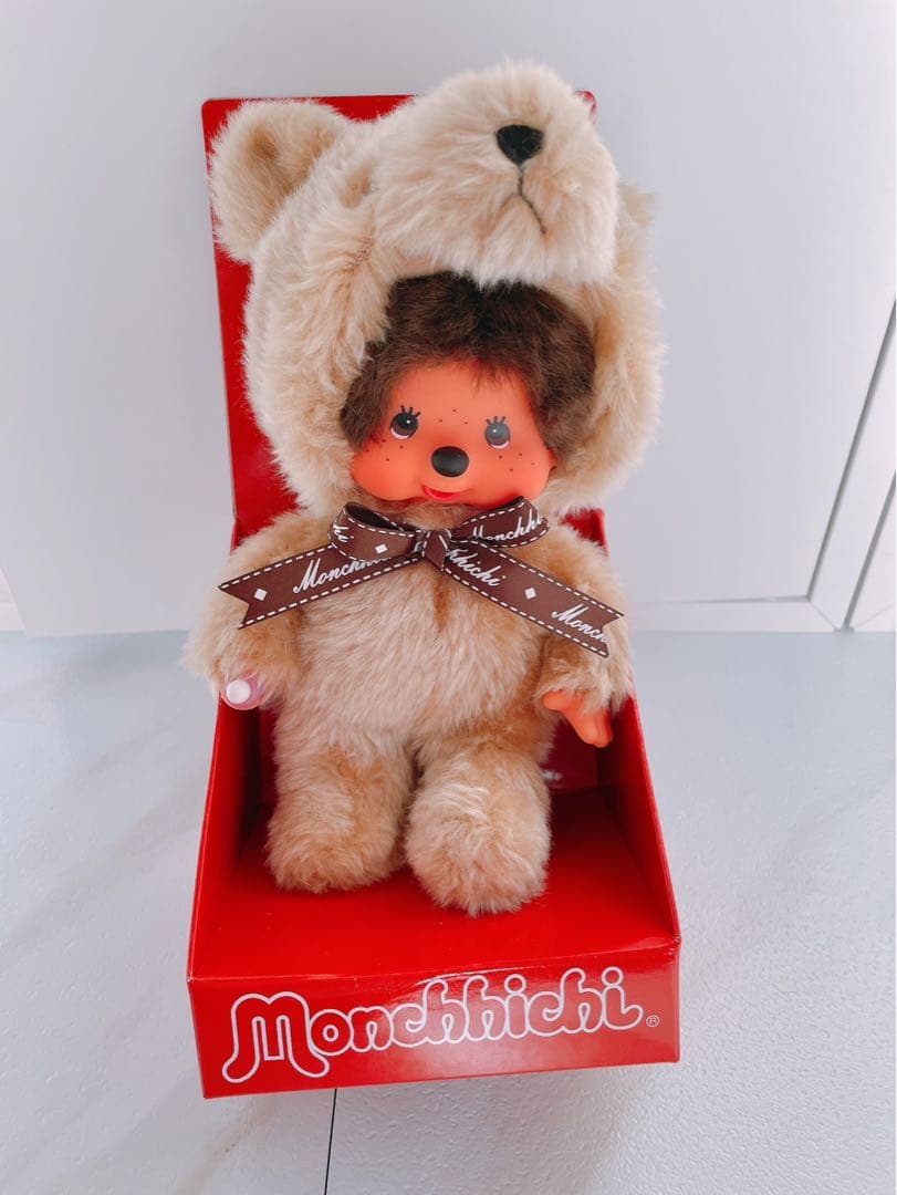 モンチッチ Monchhichi クマの帽子 ぬいぐるみ EU