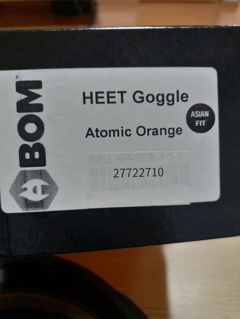 ABOM HEET 電熱線ゴーグル 充電式 アジアンフィット 曇らない