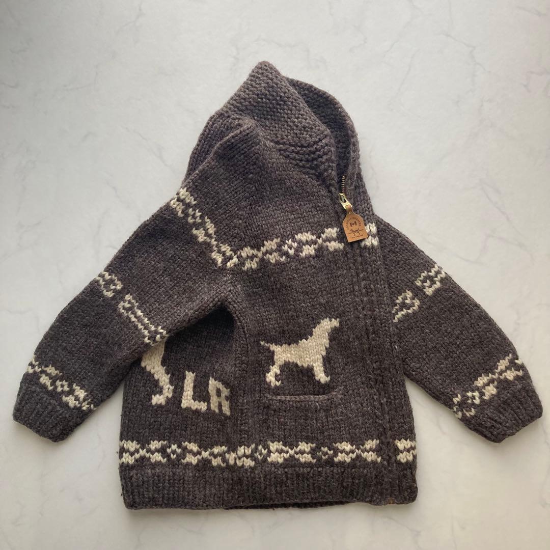 ラブラドールレトリバー×カナディアンセーター カウチンセーター