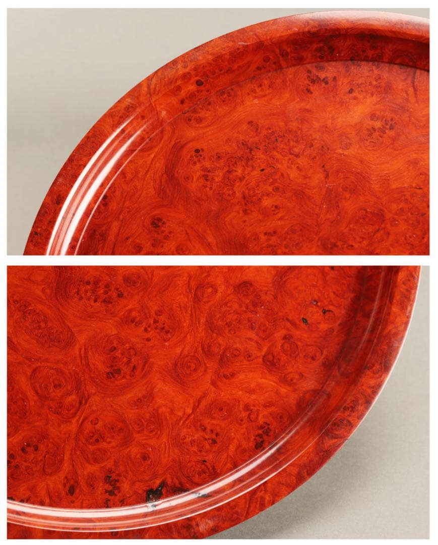 【激レア】48cm 花梨 くり抜き盆 中国茶 日本茶