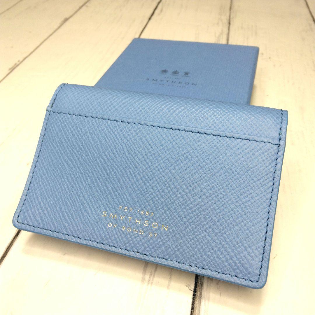 SMYTHSON　スマイソン　名刺入れ　カードケース　Panama パナマ　箱付