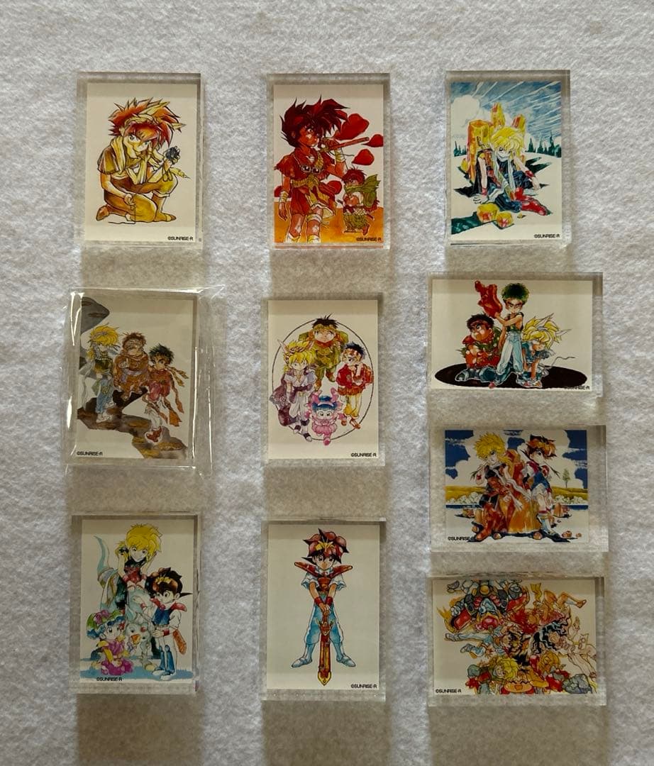 魔神英雄伝ワタル &魔動王グランゾートミニアクリルブロック 全10種 芦田豊雄