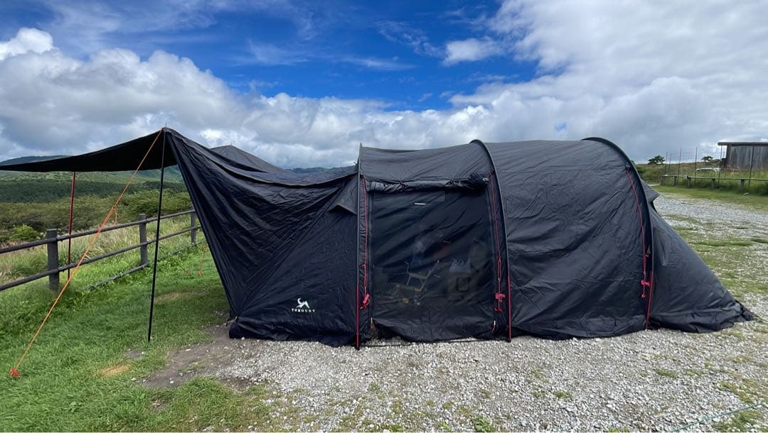 TOMOUNT ツールームテント 2-4人用 トンネルテント