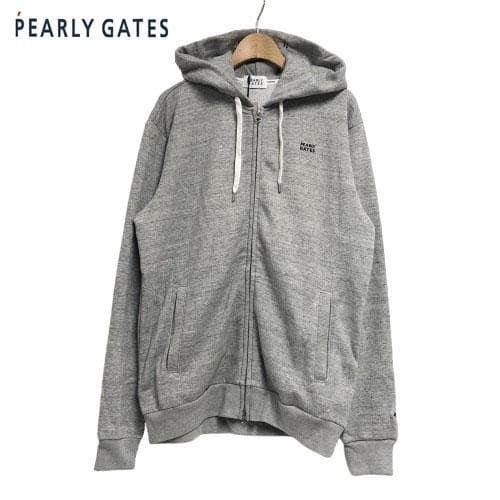 ○★新品未使用　PEARLY GATES　吊り裏毛フルジップパーカー　4　グレー