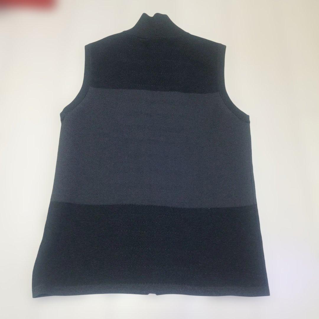 【入手困難】デサントゴルフ メランジ フルジップ ニットベスト M