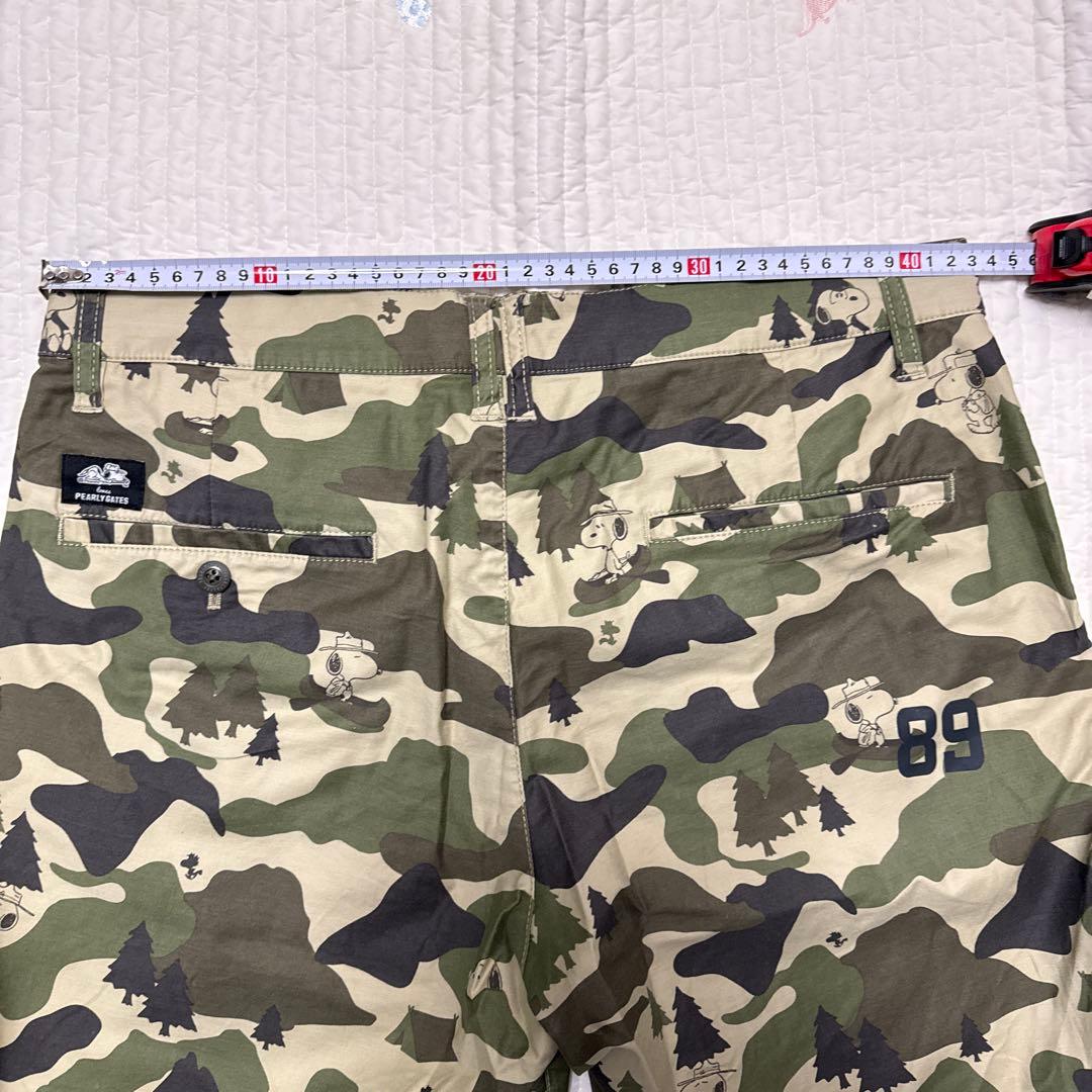 パーリーゲイツ　メンズパンツ　スヌーピー　迷彩柄　サイズ5 ゴルフ