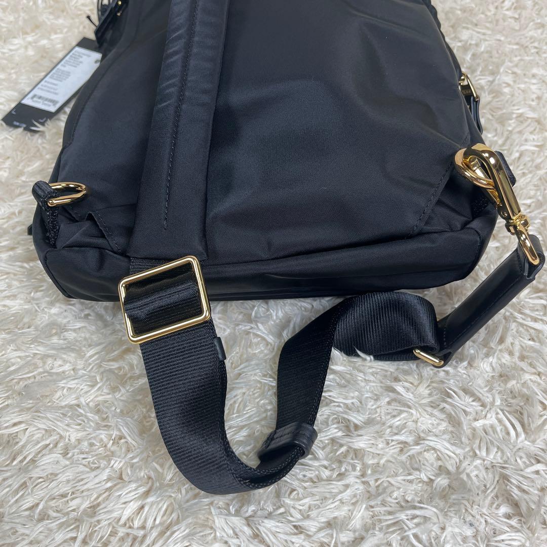 美品✨TUMI トゥミ　ナイロン　クロス　ボディバッグ　ゴールド金具